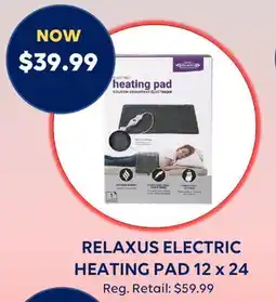 Wellwise by Shoppers RELAXUS ELECTRIC HEATING PAD offer
