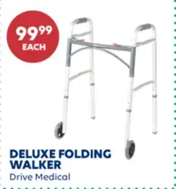 Wellwise by Shoppers DELUXE FOLDING WALKER Drive Medical offer