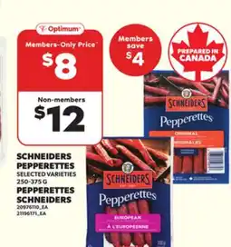 Independent City Market SCHNEIDERS PEPPERETTES, 250-375 G offer