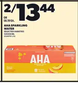 Independent City Market AHA SPARKLING WATER, 12X355 ML offer