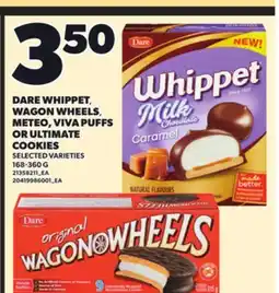 Independent City Market DARE WHIPPET, WAGON WHEELS METEO, VIVA PUFFS OR ULTIMATE COOKIES, 168-360 G offer
