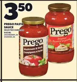 Independent City Market PREGO PASTA SAUCE, 645 ML offer