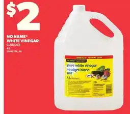 Independent City Market NO NAME WHITE VINEGAR, 4L offer