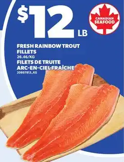 Independent City Market FRESH RAINBOW TROUT FILLETS offer