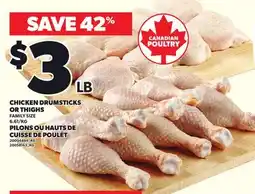 Independent City Market CHICKEN DRUMSTICKS OR THIGHS offer