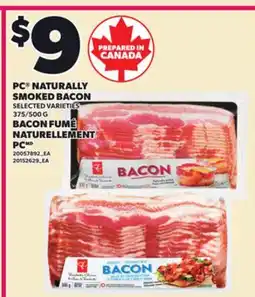Independent City Market PC NATURALLY SMOKED BACON, 375/500 G offer