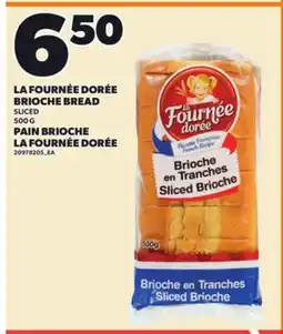 Independent City Market LA FOURNÉE DORÉE BRIOCHE BREAD, 500 G offer
