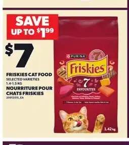 Independent City Market FRISKIES CAT FOOD, 1.4-1.5 KG offer