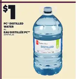 Independent City Market PC DISTILLED WATER, 4 L offer