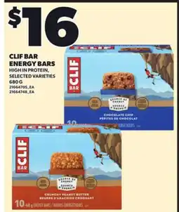 Independent City Market CLIF BAR ENERGY BARS, 680 G offer