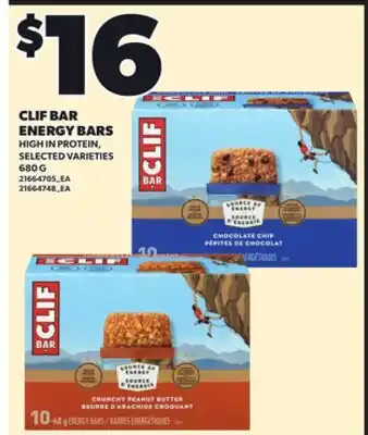 Independent City Market CLIF BAR ENERGY BARS, 680 G offer