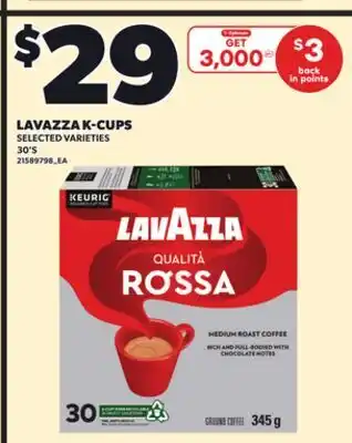 Independent City Market LAVAZZA K-CUPS, 30'S offer