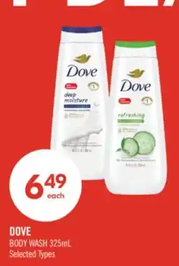 Shoppers Drug Mart DOVE BODY WASH offer