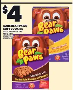 Independent City Market DARE BEAR PAWS SOFT COOKIES, 168-240 G offer