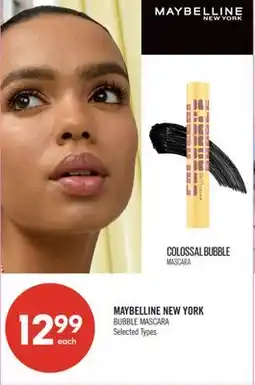 Shoppers Drug Mart MAYBELLINE NEW YORK BUBBLE MASCARA offer