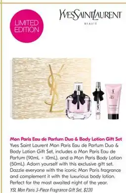 Shoppers Drug Mart YSL Mon Paris 3-Piece Fragrance Gift Set offer
