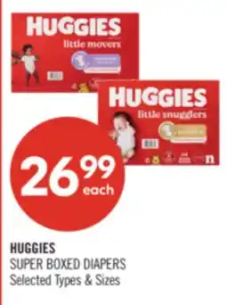 Shoppers Drug Mart HUGGIES SUPER BOXED DIAPERS offer