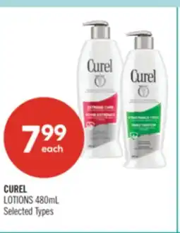 Shoppers Drug Mart CUREL LOTIONS offer