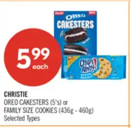 Shoppers Drug Mart CHRISTIE OREO CAKESTERS (5's) or FAMILY SIZE COOKIES (436g - 460g) offer