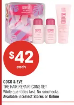 Shoppers Drug Mart COCO & EVE THE HAIR REPAIR ICONS SET offer