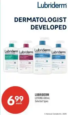 Shoppers Drug Mart LUBRIDERM LOTIONS offer