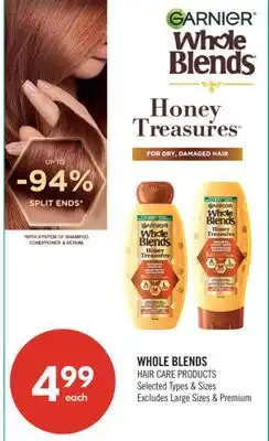 Shoppers Drug Mart WHOLE BLENDS HAIR CARE PRODUCTS offer