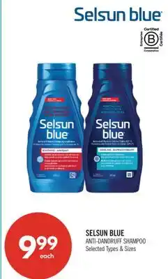 Shoppers Drug Mart SELSUN BLUE ANTI-DANDRUFF SHAMPOO offer