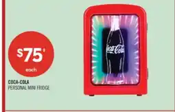 Shoppers Drug Mart COCA-COLA PERSONAL MINI FRIDGE offer