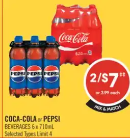 Shoppers Drug Mart COCA-COLA or PEPSI BEVERAGES offer