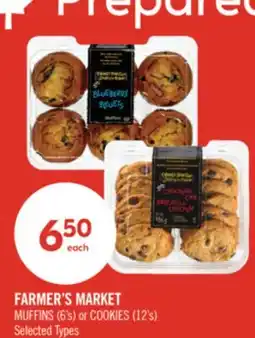Shoppers Drug Mart FARMER'S MARKET MUFFINS (6's) or COOKIES (12's) offer