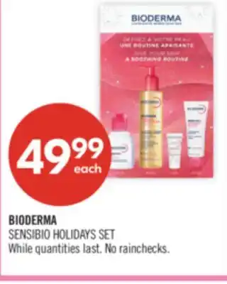 Shoppers Drug Mart BIODERMA SENSIBIO HOLIDAYS SET offer