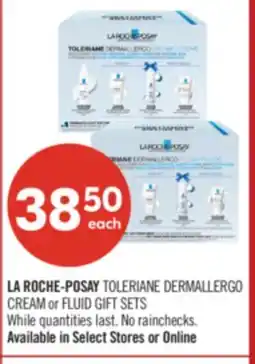 Shoppers Drug Mart LA ROCHE-POSAY TOLERIANE DERMALLERGO CREAM or FLUID GIFT SETS offer