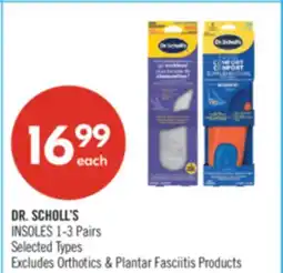 Shoppers Drug Mart DR. SCHOLL'S INSOLES 1-3 Pairs offer