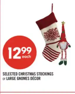 Shoppers Drug Mart SELECTED CHRISTMAS STOCKINGS or LARGE GNOMES DÉCOR offer