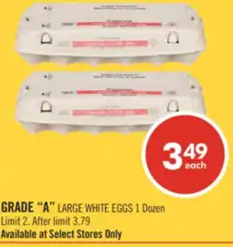 Shoppers Drug Mart GRADE A LARGE WHITE EGGS offer
