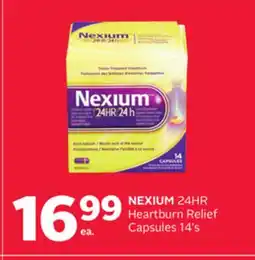 Rexall NEXIUM 24HR Heartburn Relief Capsules offer