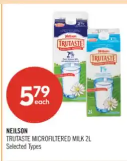 Shoppers Drug Mart NEILSON TRUTASTE MICROFILTERED MILK offer