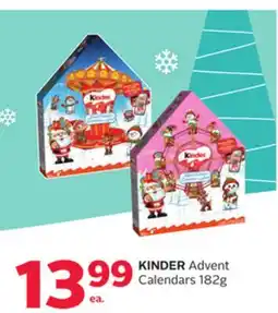 Rexall KINDER Advent Calendars offer