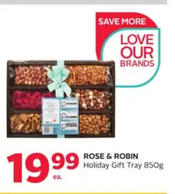Rexall ROSE & ROBIN Holiday Gift Tray offer