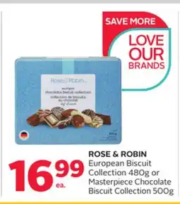 Rexall ROSE & ROBIN European Biscuit Collection 480g or Masterpiece Chocolate Biscuit Collection 500g offer