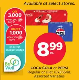 Rexall COCA-COLA or PEPSI Regular or Diet offer