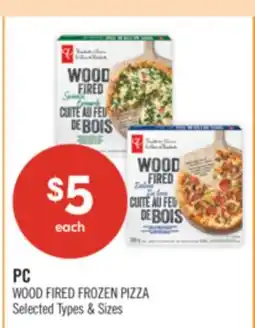 Shoppers Drug Mart PC WOOD FIRED FROZEN PIZZA offer