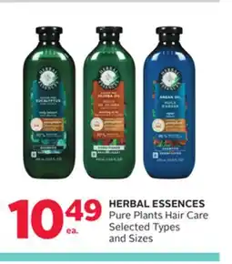 Rexall HERBAL ESSENCES Pure Plants Hair Care offer