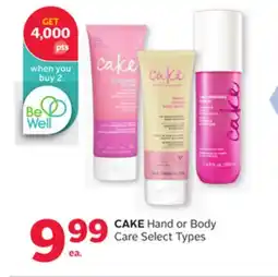 Rexall CAKE Hand or Body Care offer