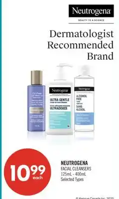 Shoppers Drug Mart NEUTROGENA FACIAL CLEANSERS offer