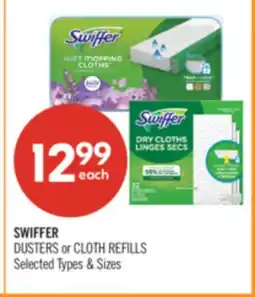 Shoppers Drug Mart SWIFFER DUSTERS or CLOTH REFILLS offer