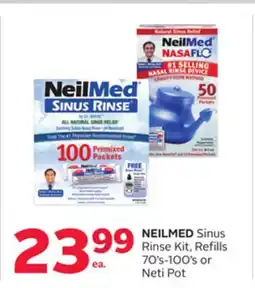 Rexall NEILMED Sinus Rinse Kit, Refills 70's-100's or Neti Pot offer