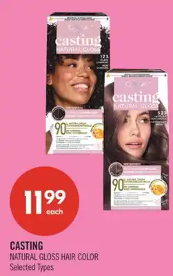 Shoppers Drug Mart CASTING NATURAL GLOSS HAIR COLOR offer