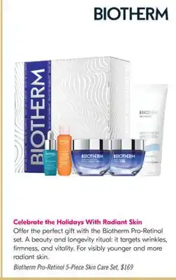 Shoppers Drug Mart Biotherm Pro-Retinol 5-Piece Skin Care Set offer