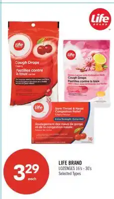 Shoppers Drug Mart LIFE BRAND offer